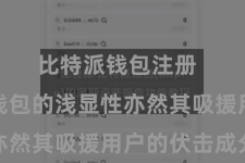 比特派钱包注册 比特派钱包的浅显性亦然其吸援用户的伏击成分