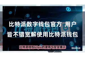比特派数字钱包官方  用户皆不错宽解使用比特派钱包