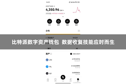 比特派数字资产钱包  数据收复技能应时而生